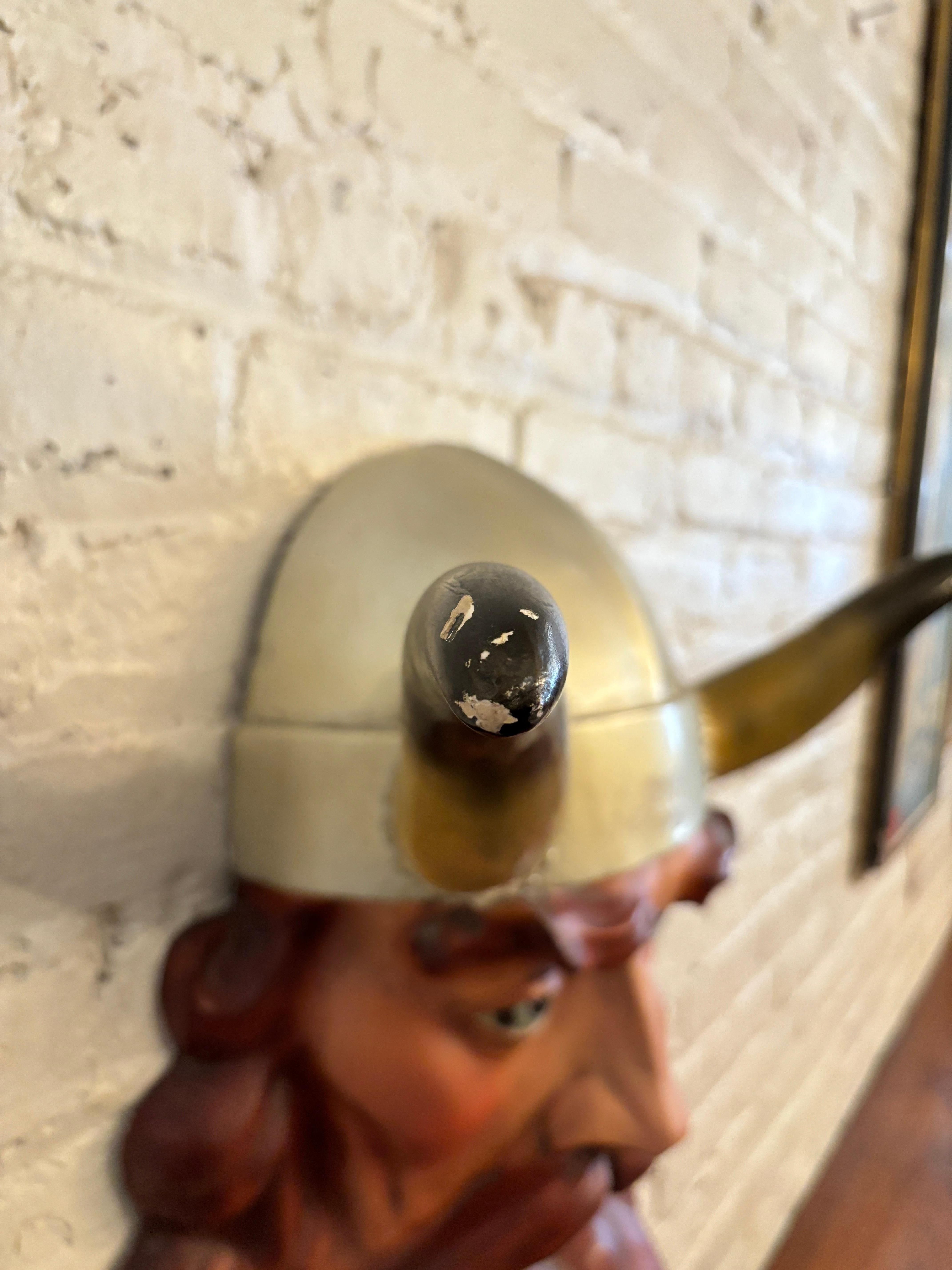 Außergewöhnlicher Viking-Kopf im Vintage-Stil im Angebot 2