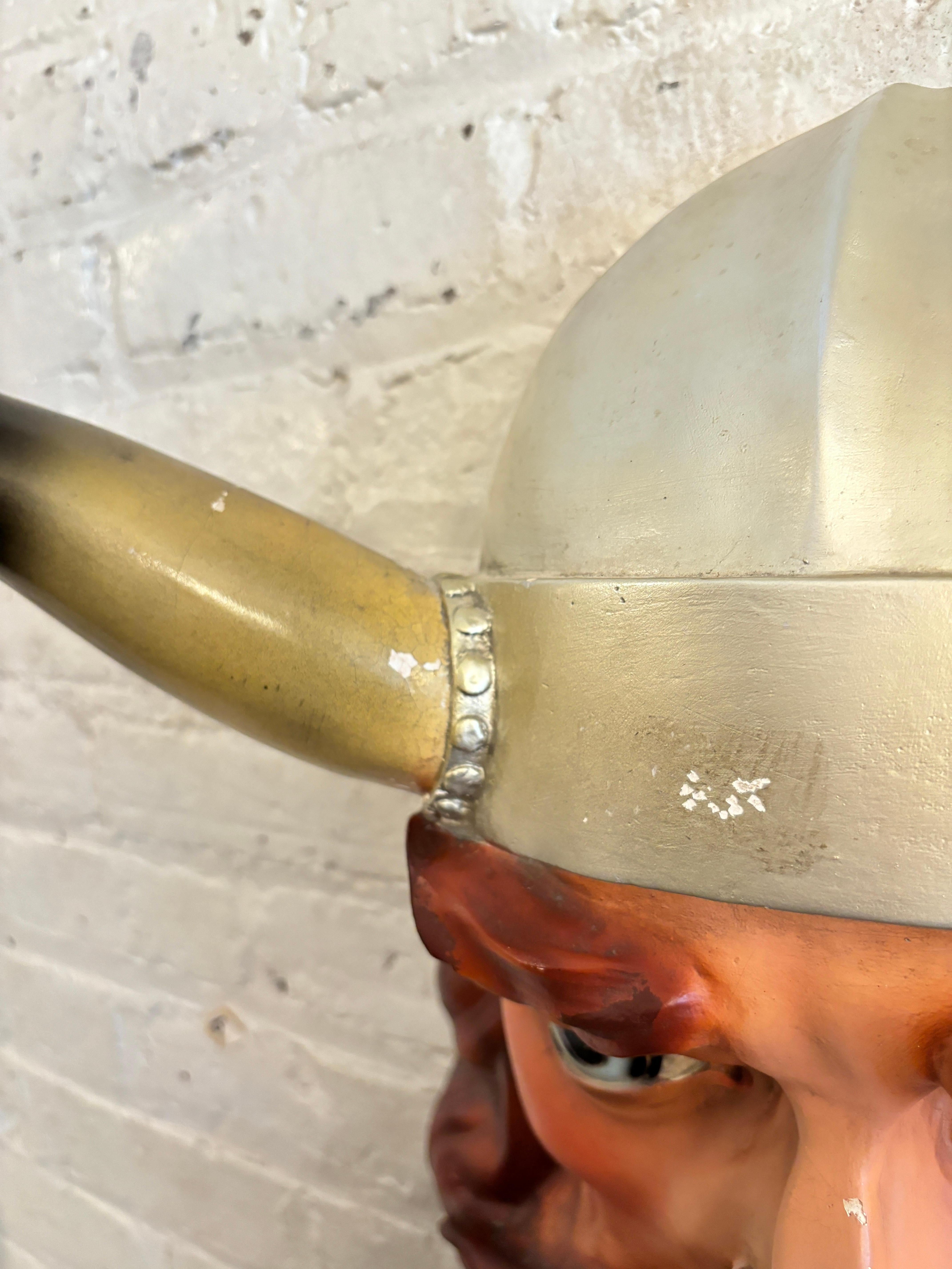 Außergewöhnlicher Viking-Kopf im Vintage-Stil im Angebot 3