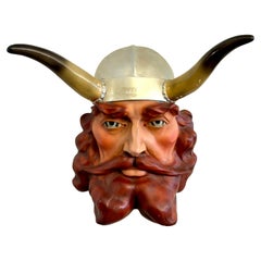 Exceptional Vintage Viking Head