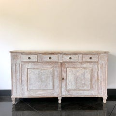 Exceptional Wide Early 19th Century Swedish Sideboard