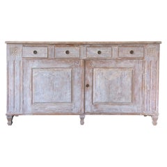 Exceptional Wide Early 19th Century Swedish Sideboard