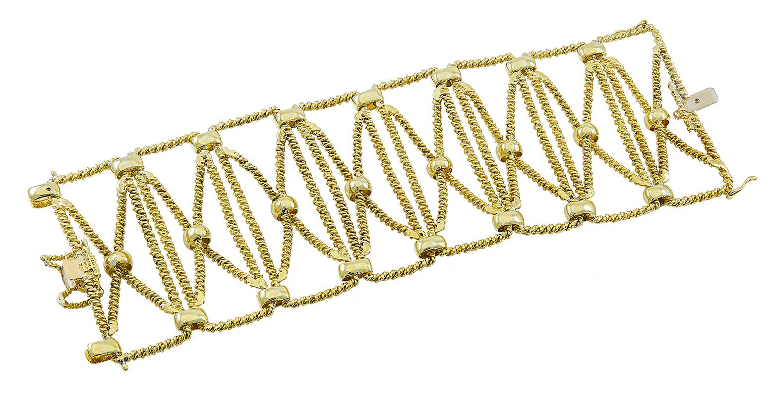 18k gold tiffany bracelet