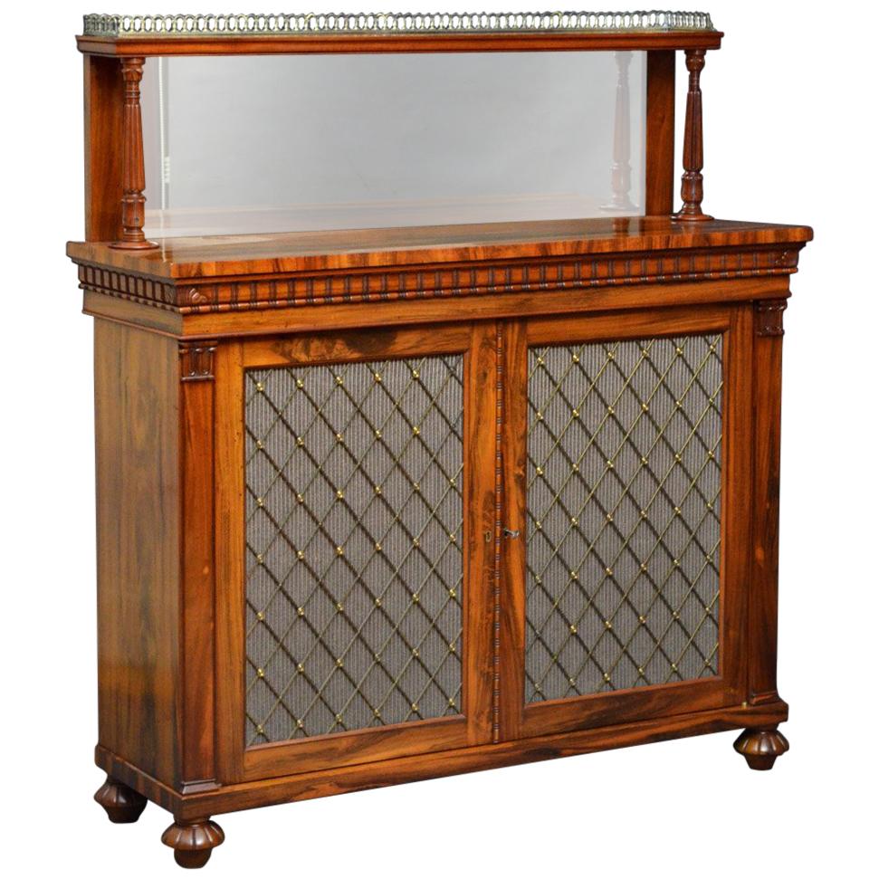 Außergewöhnlicher Coromandel-Chiffonier aus der Zeit William IV im Angebot