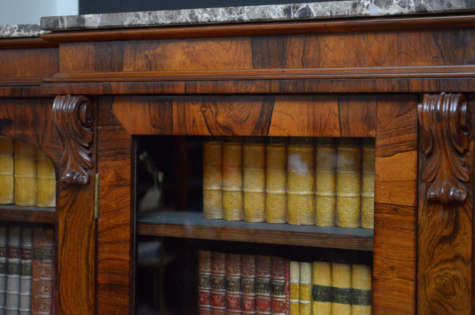 Exceptional William IV Rosewood Bookcase 2