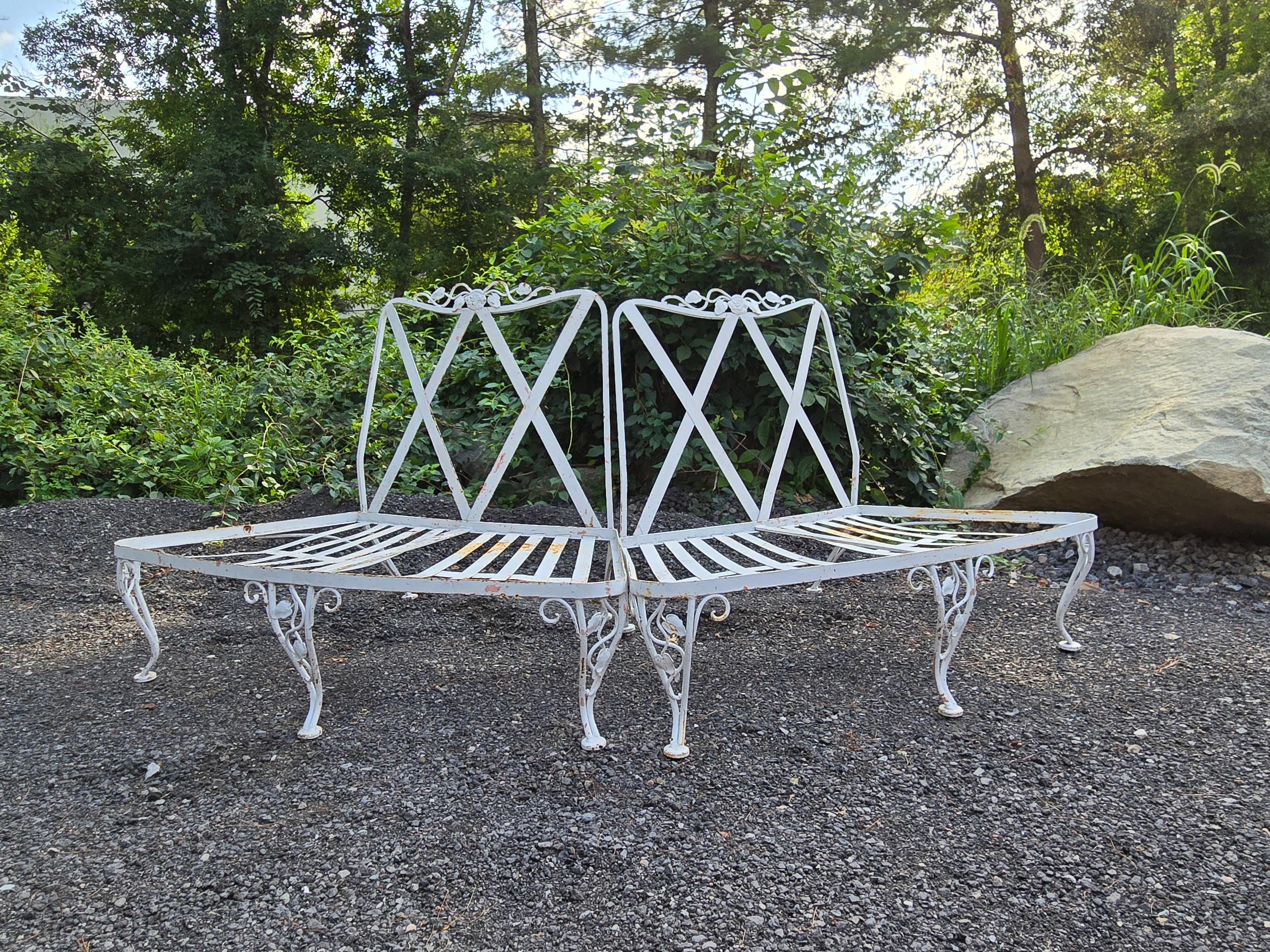 American Woodard Wrought Iron Outdoor Patio Furniture For Sale