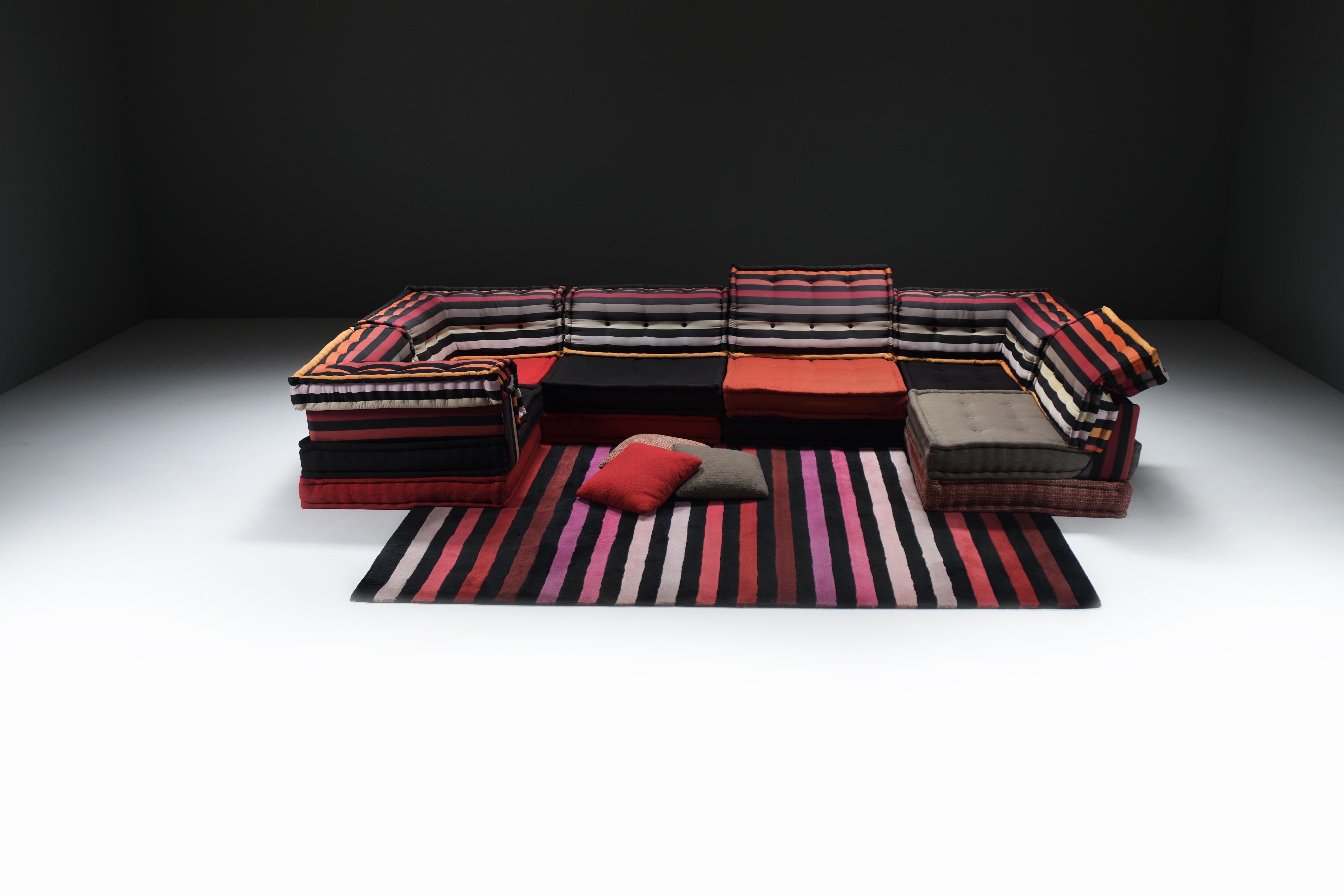 Exceptionnel canapé XL 'Sonia Rykiel' 2011 par Hans Hopfer pour Roche Bobois en vente 3