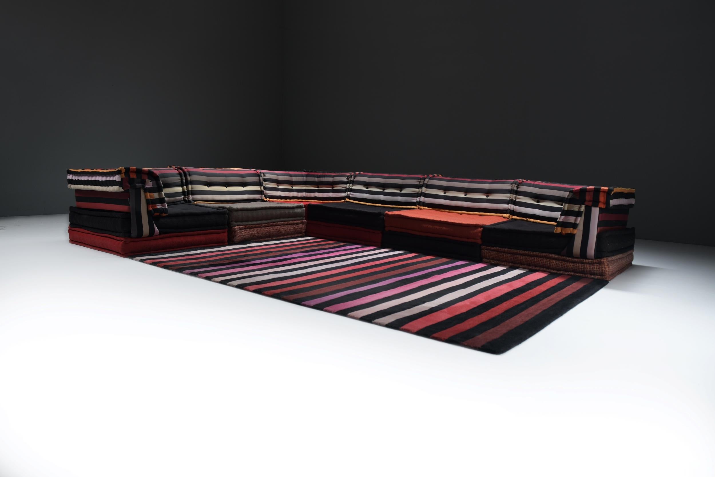 Exceptionnel canapé XL 'Sonia Rykiel' 2011 par Hans Hopfer pour Roche Bobois en vente 7