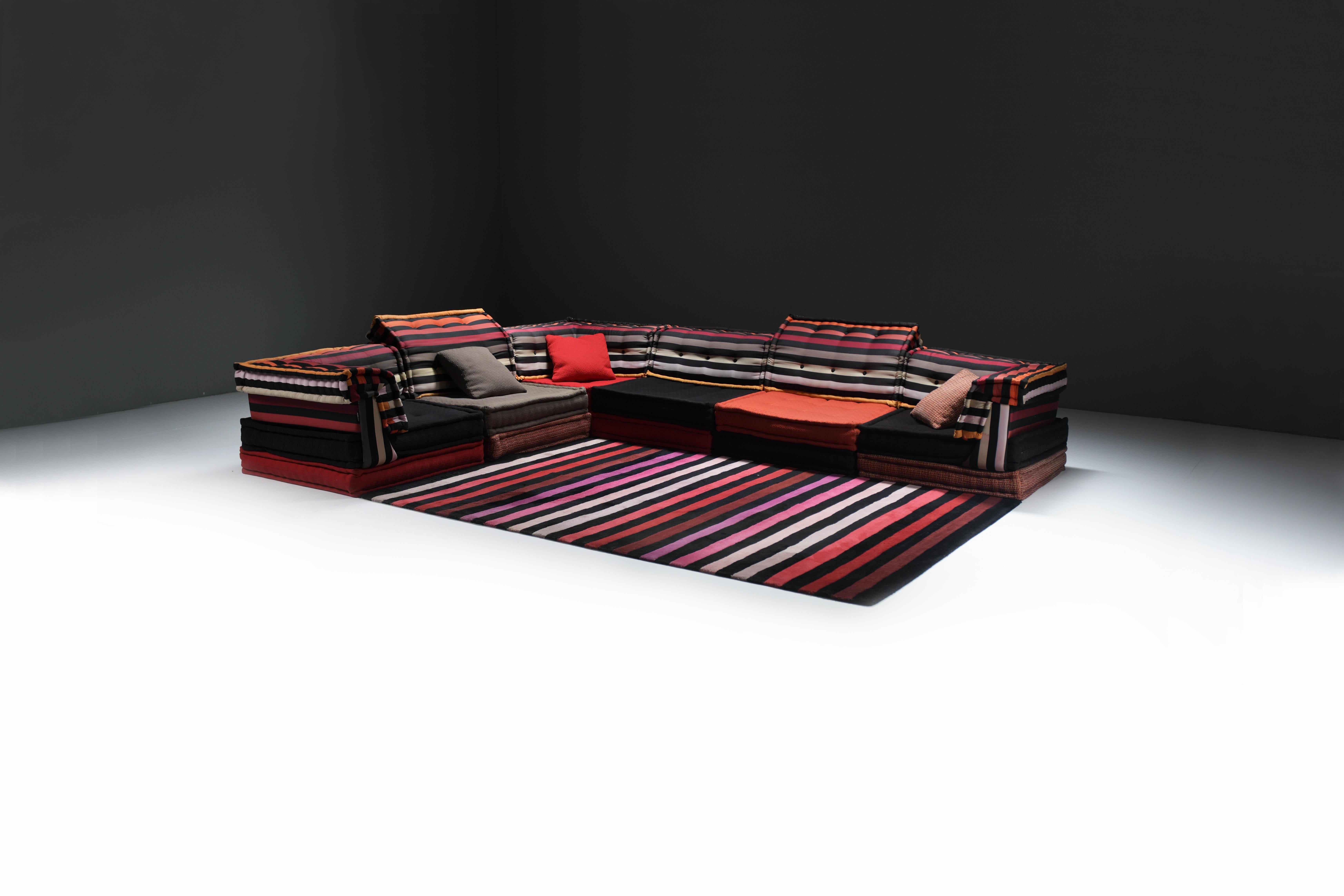 Exceptionnel canapé XL 'Sonia Rykiel' 2011 par Hans Hopfer pour Roche Bobois en vente 9