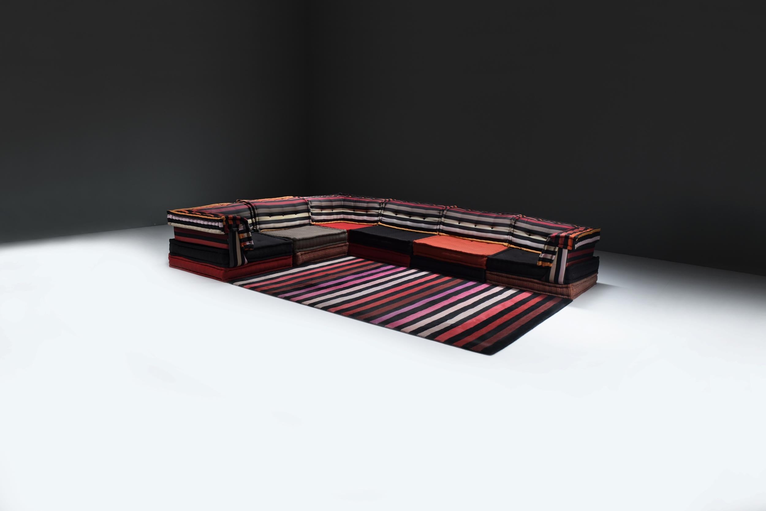 Exceptionnel canapé XL 'Sonia Rykiel' 2011 par Hans Hopfer pour Roche Bobois en vente 10