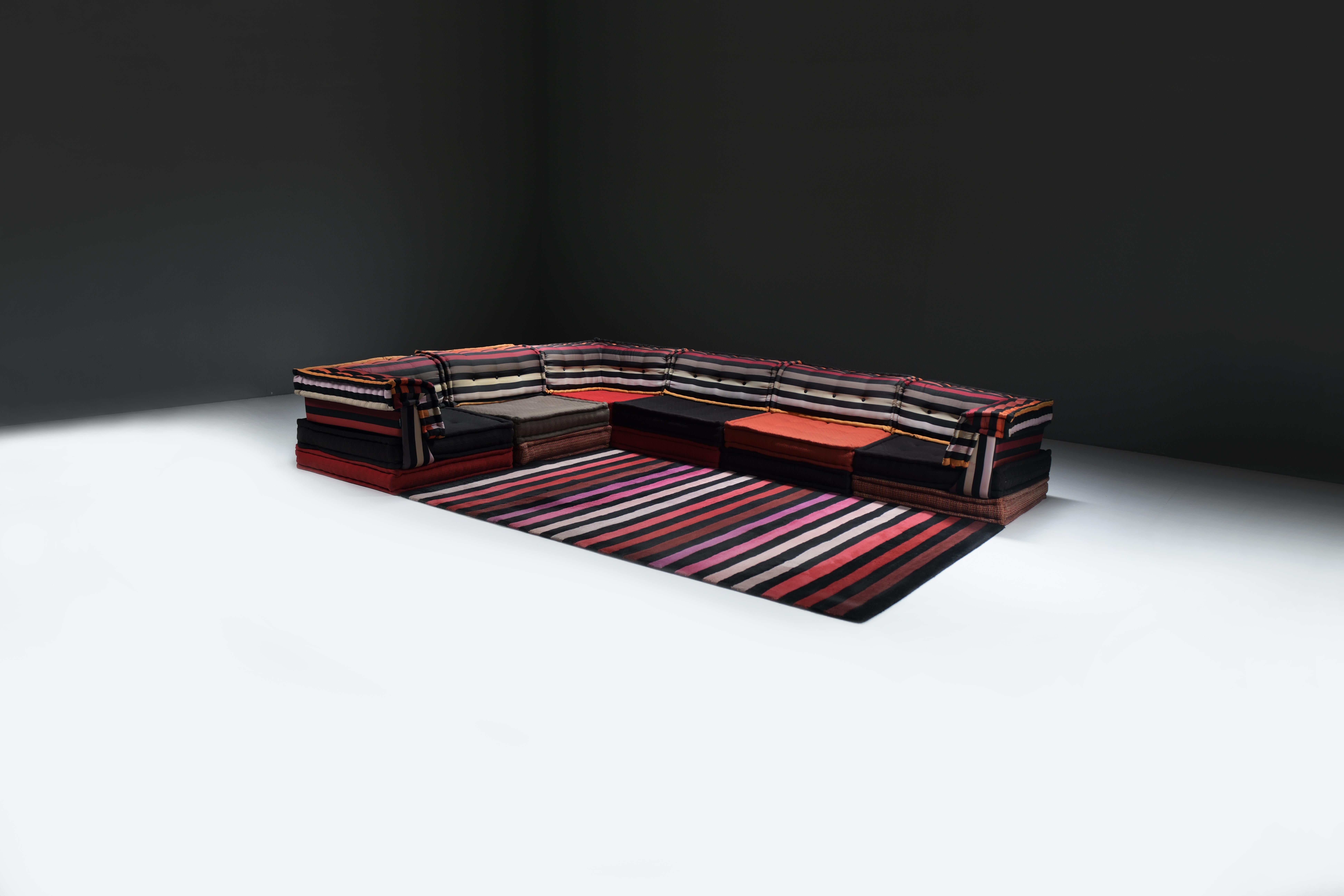 Exceptionnel canapé XL 'Sonia Rykiel' 2011 par Hans Hopfer pour Roche Bobois Bon état - En vente à Buggenhout, Oost-Vlaanderen