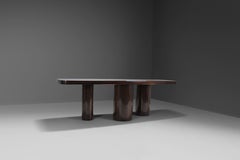 Exceptional Zebrano / Zebra Wood Console / Room Divider made in Italy, 1970s