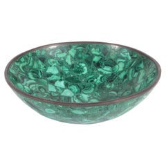 Exceptionnellement belle coupe vintage en malachite * Livraison internationale gratuite