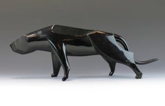 Scultura in vetro di Murano eccezionalmente cubista di Loredano Rosin