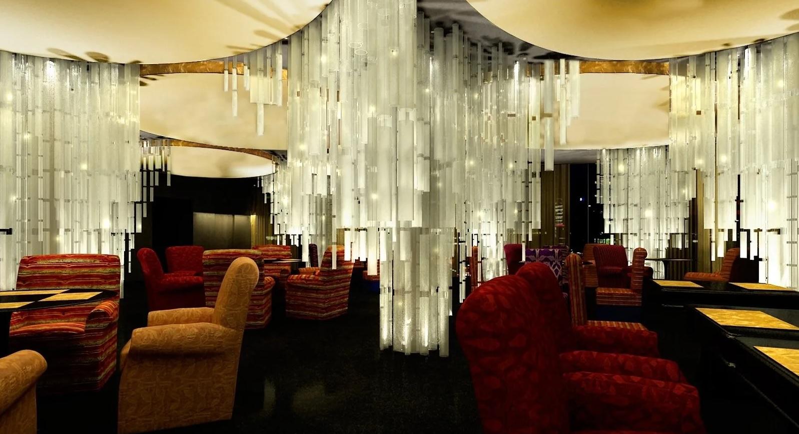 Exceptionally Large and Rare Custom Made Murano Stairway Chandelier, Italy 2006. For Sale 4