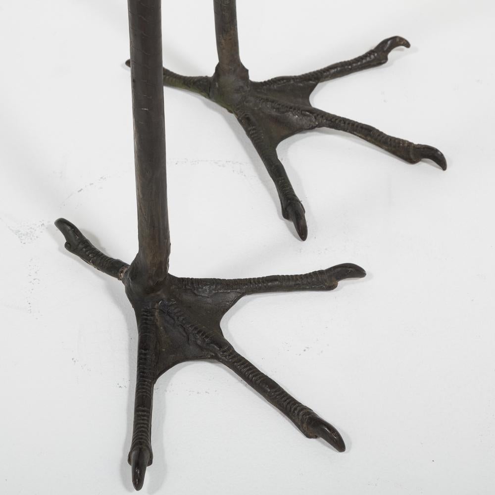 Exceptionally Large Bronze Crane, Early 20th Century In Fair Condition For Sale In London, GB