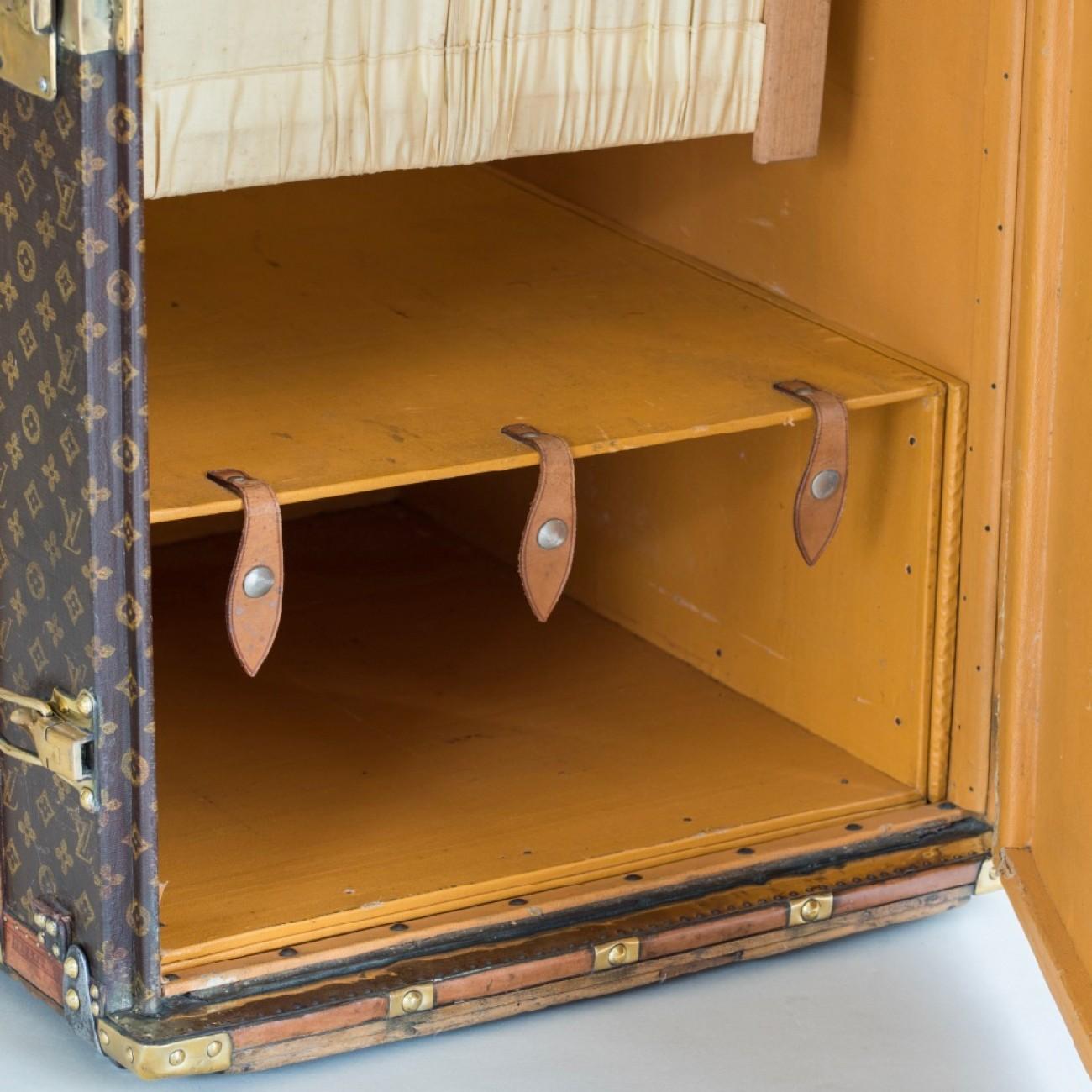 Exceptionally Large Louis Vuitton Wardrobe Trunk c1916 4