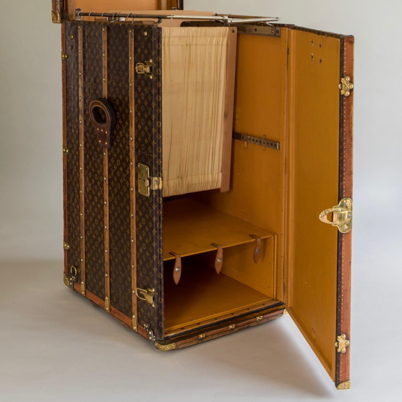 Exceptionally Large Louis Vuitton Wardrobe Trunk c1916 5