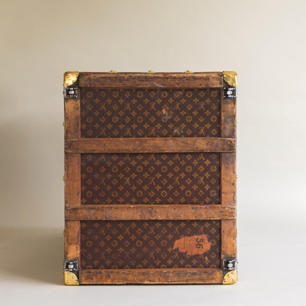 Exceptionally Large Louis Vuitton Wardrobe Trunk c1916 1