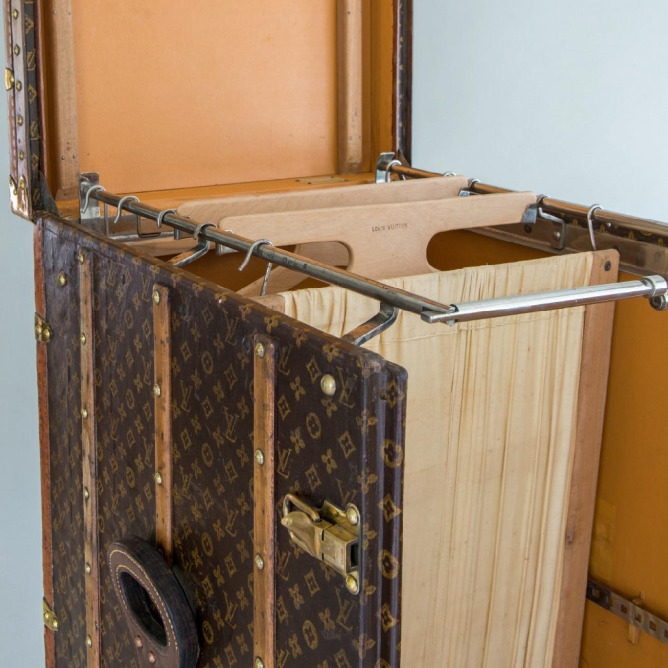 Exceptionally Large Louis Vuitton Wardrobe Trunk c1916 3