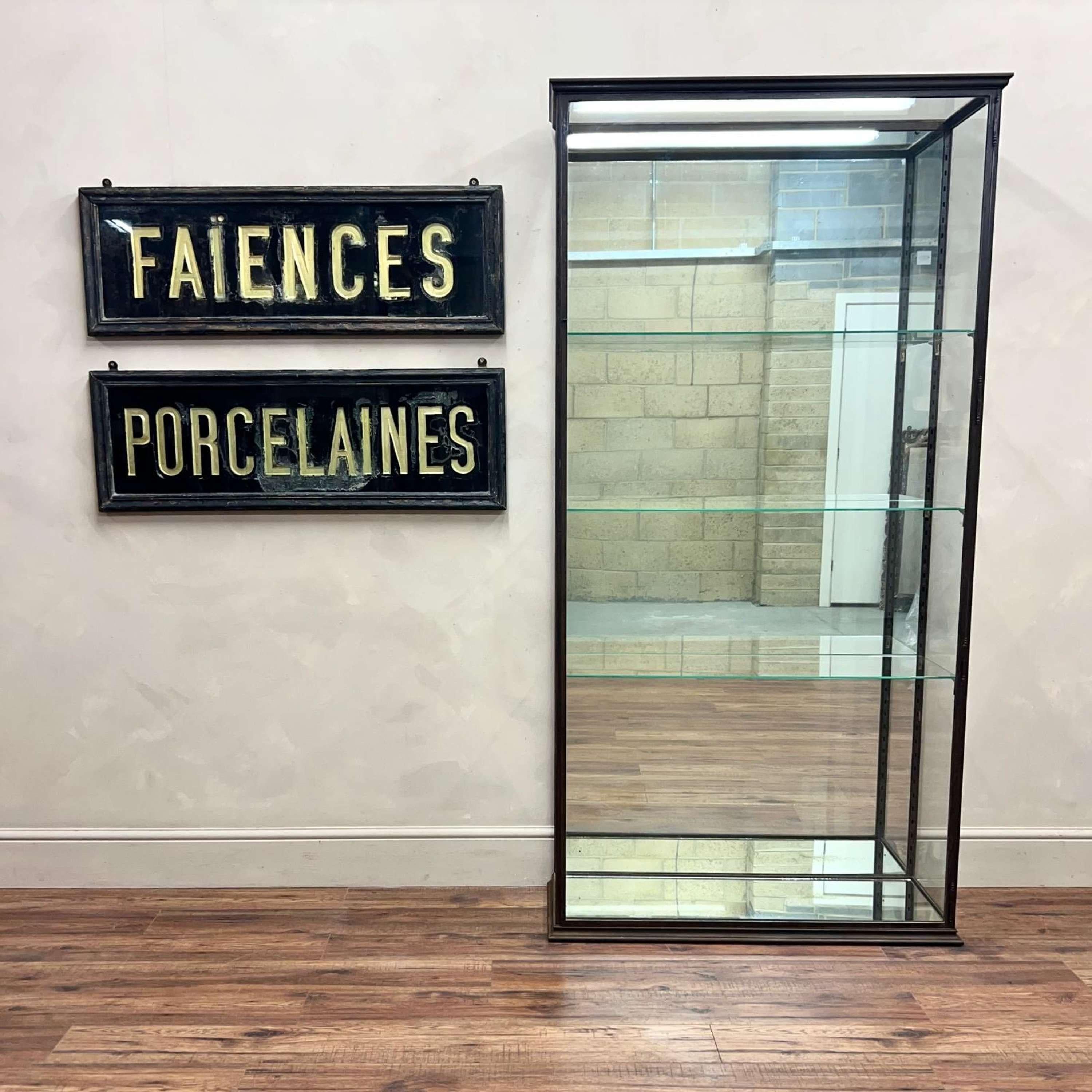 Hand-Crafted Exceptionally Large Scale French 19th Century Steel Apothecary Cabinet