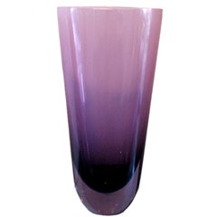 Exceptionally Large 'Sommerso' Glass Vase by Flavio Poli, 1962
