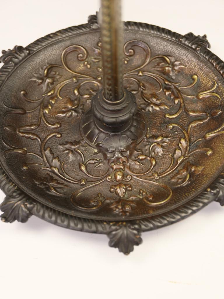 Exceptionally Ornate 19th-Century Bronze Fireside Stick Stand For Sale 10