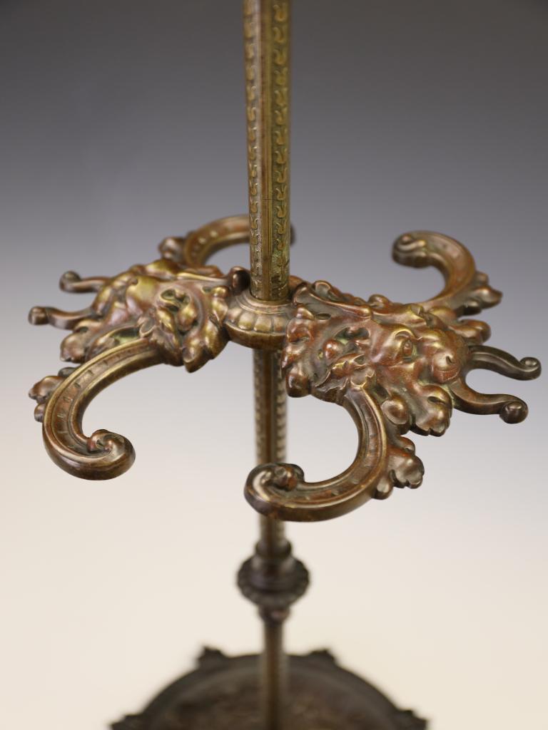 Exceptionally Ornate 19th-Century Bronze Fireside Stick Stand For Sale 12
