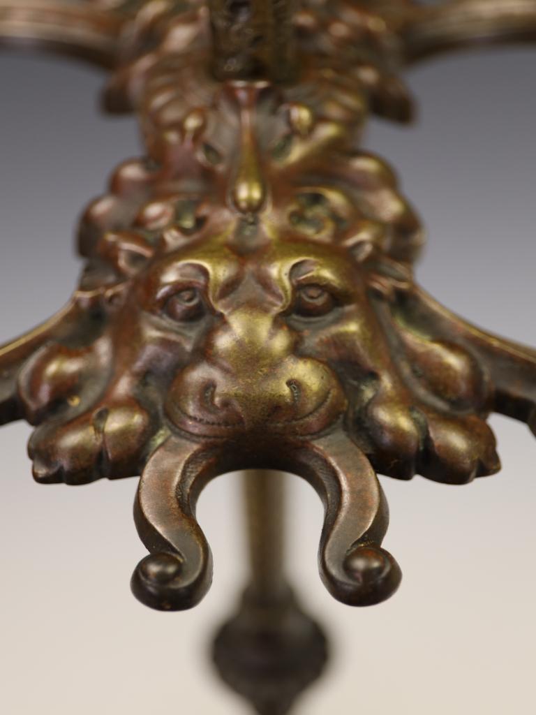 Exceptionally Ornate 19th-Century Bronze Fireside Stick Stand In Good Condition For Sale In Lincoln, GB