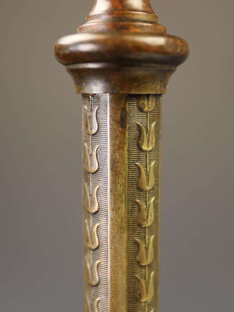 Exceptionally Ornate 19th-Century Bronze Fireside Stick Stand For Sale 3