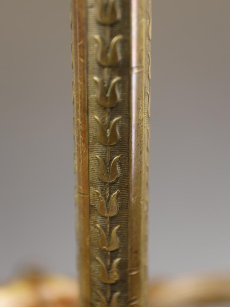 Exceptionally Ornate 19th-Century Bronze Fireside Stick Stand For Sale 4