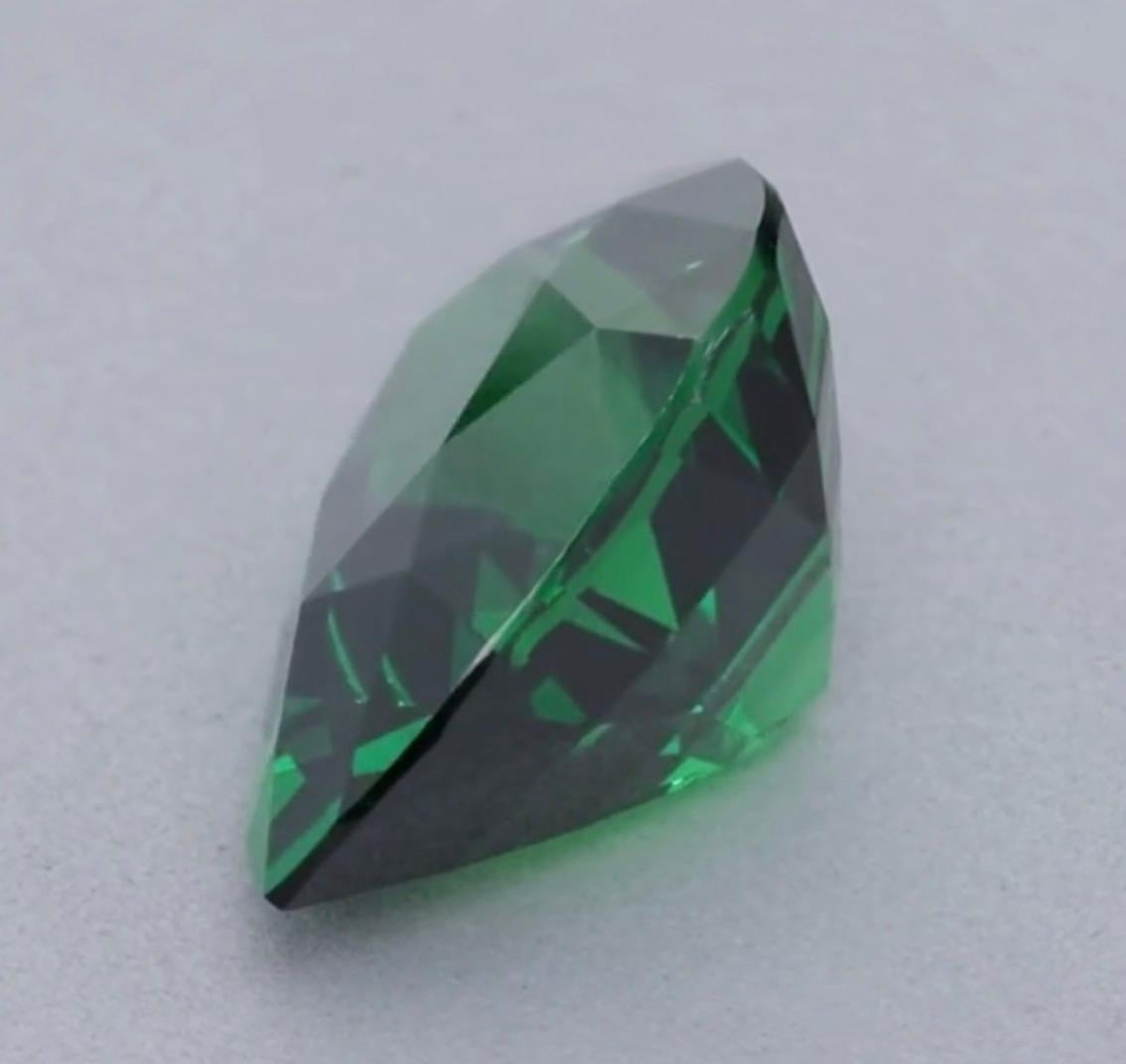 Pear Cut Exceptionally Rare 11.51 Carat Vivid Green Tsavorite Garnet, AGL “Classic” For Sale