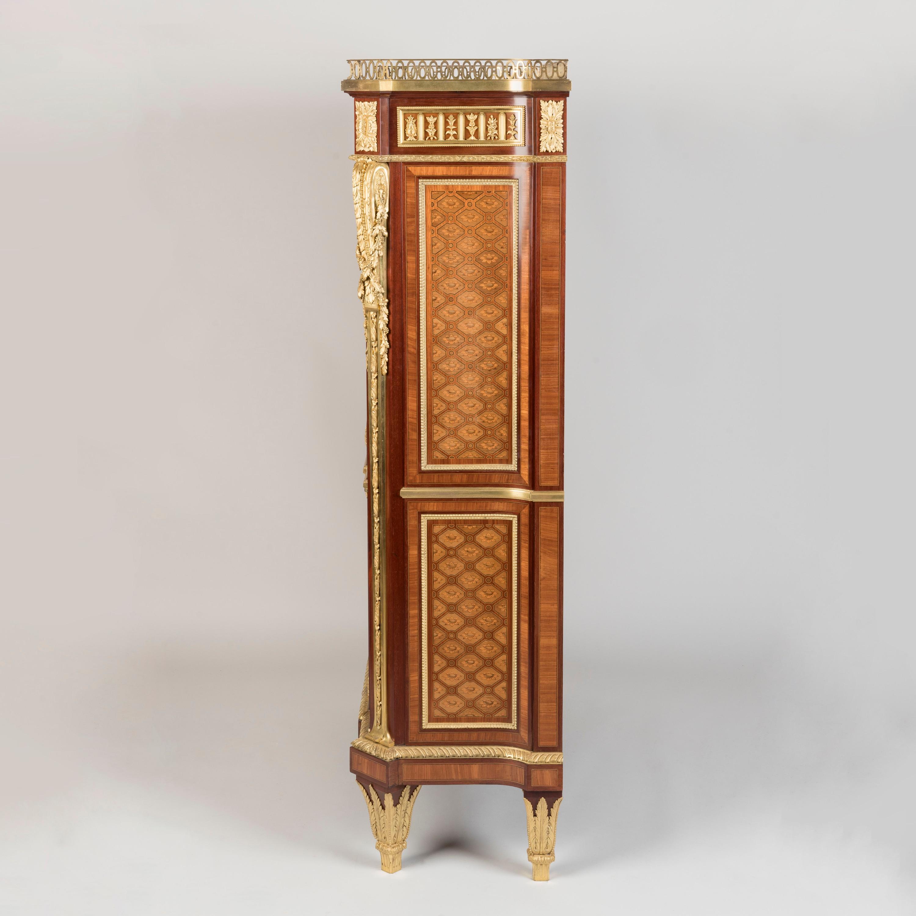 Exceptionally Rare 19th Century French Secrétaire à Abattant by Paul Sormani For Sale 5