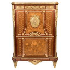 Exceptionally Rare 19th Century French Secrétaire à Abattant by Paul Sormani