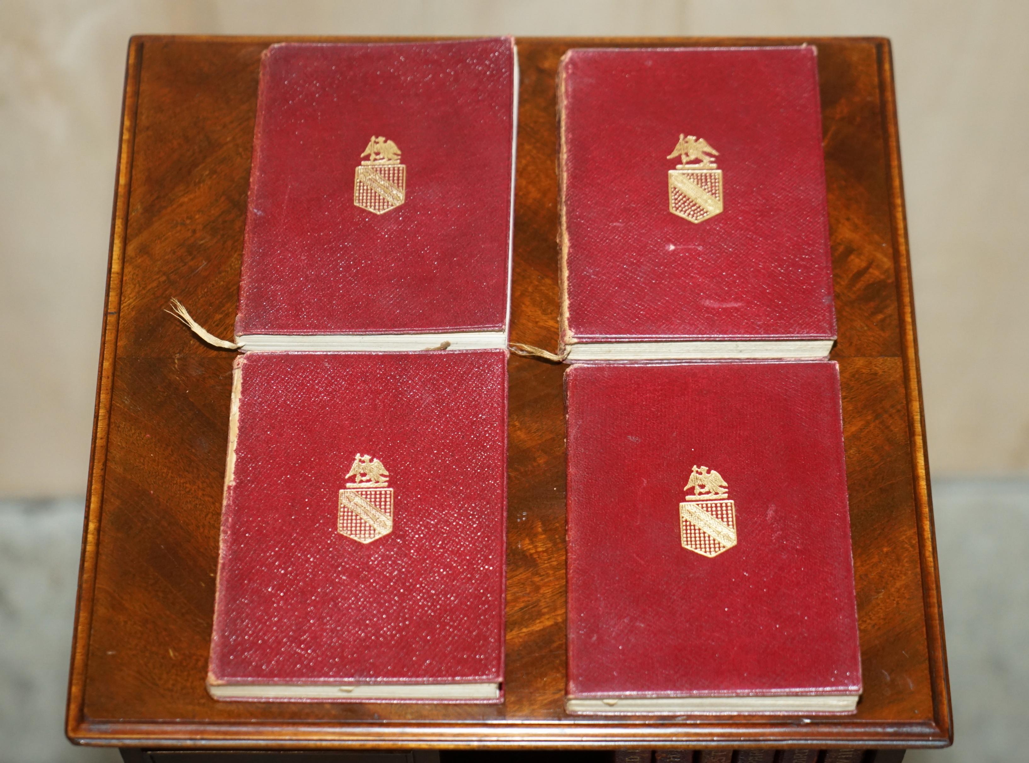 Exceptionally Rare Antique Victorian Complete Works of Shakespeare Book Table 4