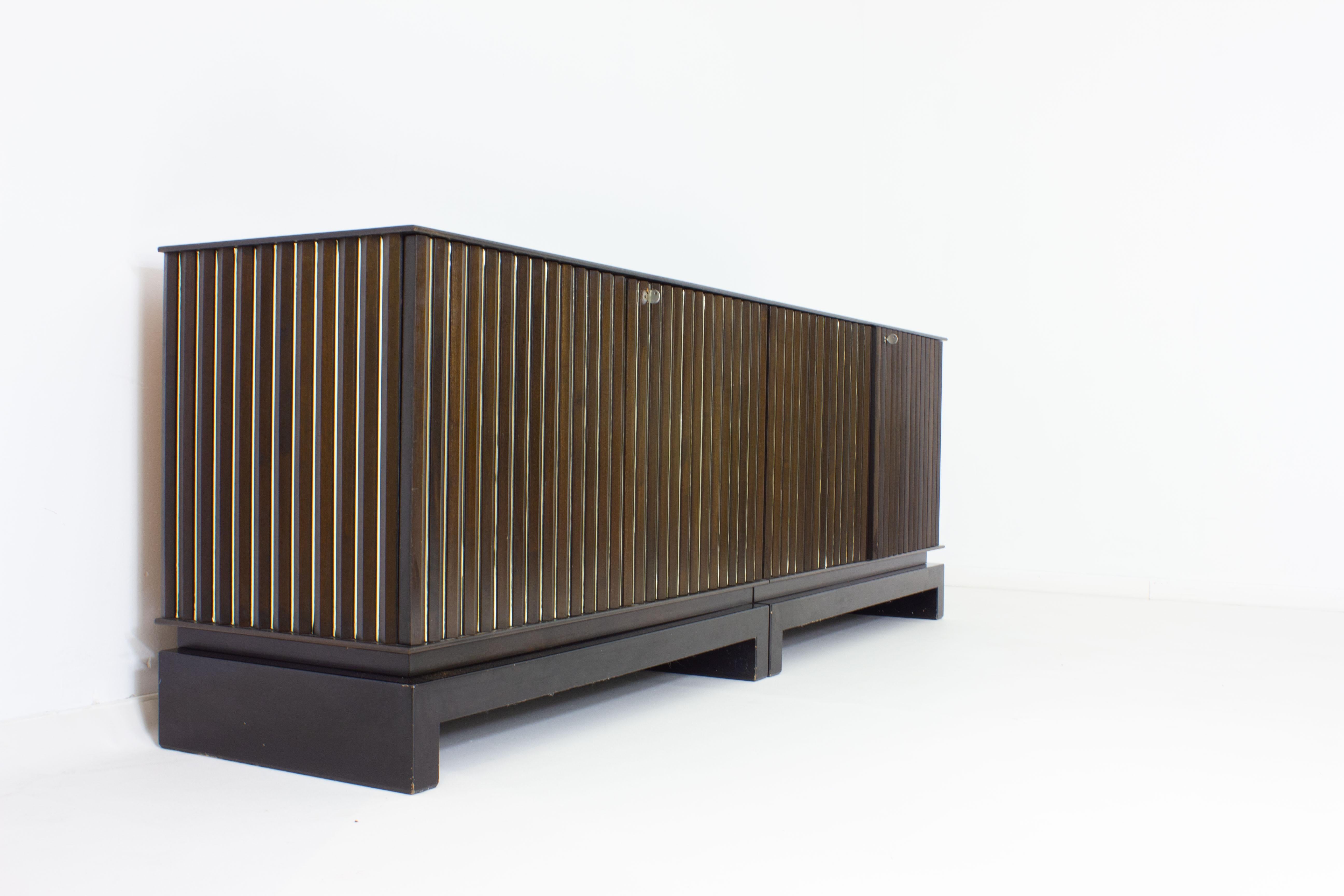 Mid-20th Century Exceptionally rare brutalist sideboard by J. Batenburg For Sale