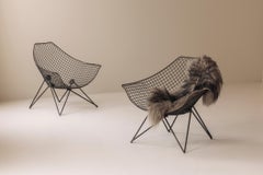 Exceptionally rare pair DU 43 lounge chairs by Gastone Rinaldi for RIMA, 1950s
