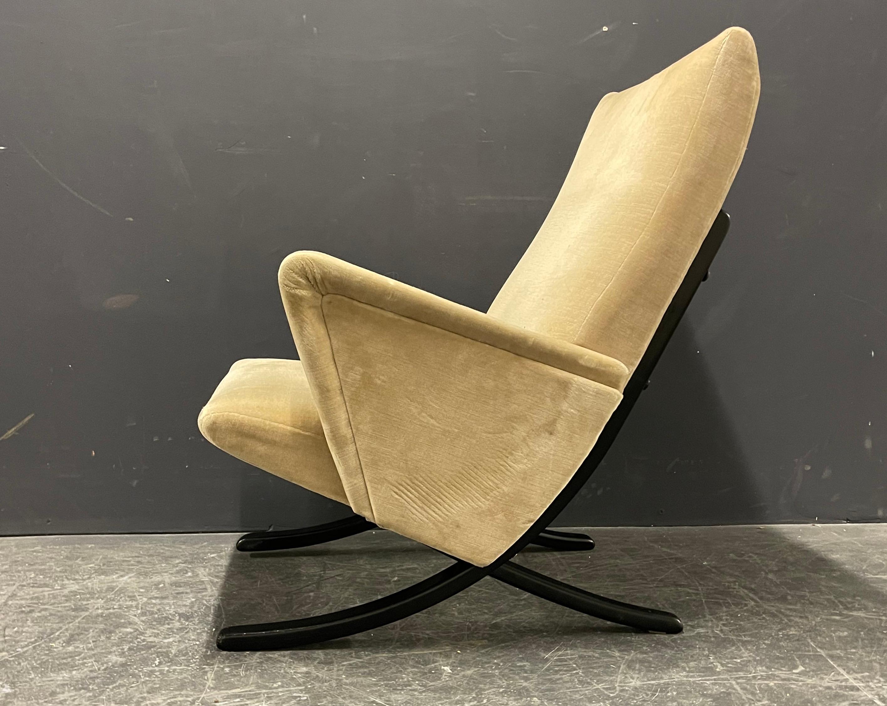 Exceptionally Rare Set of 2 Lounge Chairs by Arnold Bode In Fair Condition For Sale In Munich, DE