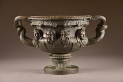 Exceptioneel Big Bronze "Warwick" Vase '1', Bronze 'Patinated', 1850-1880