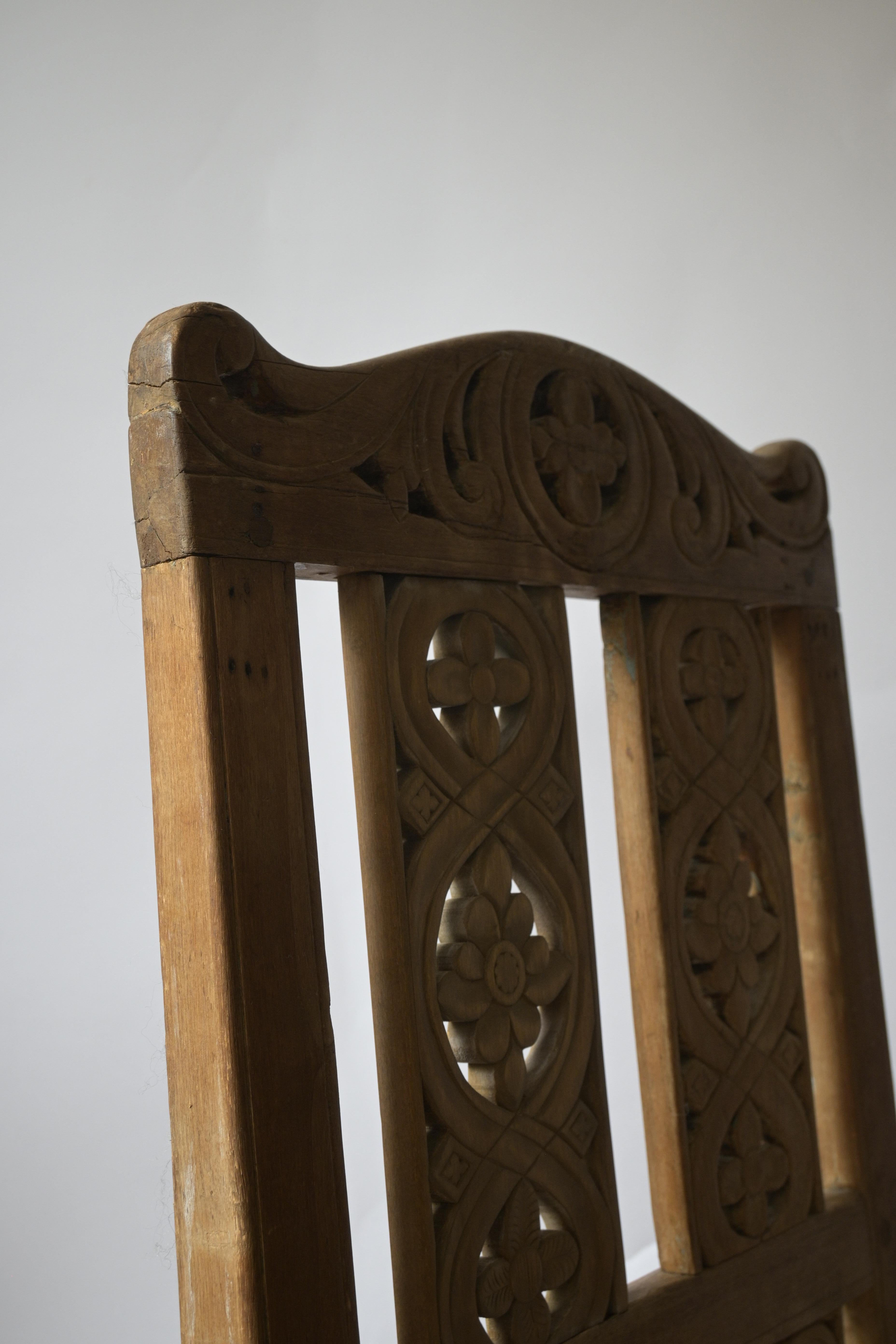 Exceptionel Chair from Telemark, Norway ca 1750 3