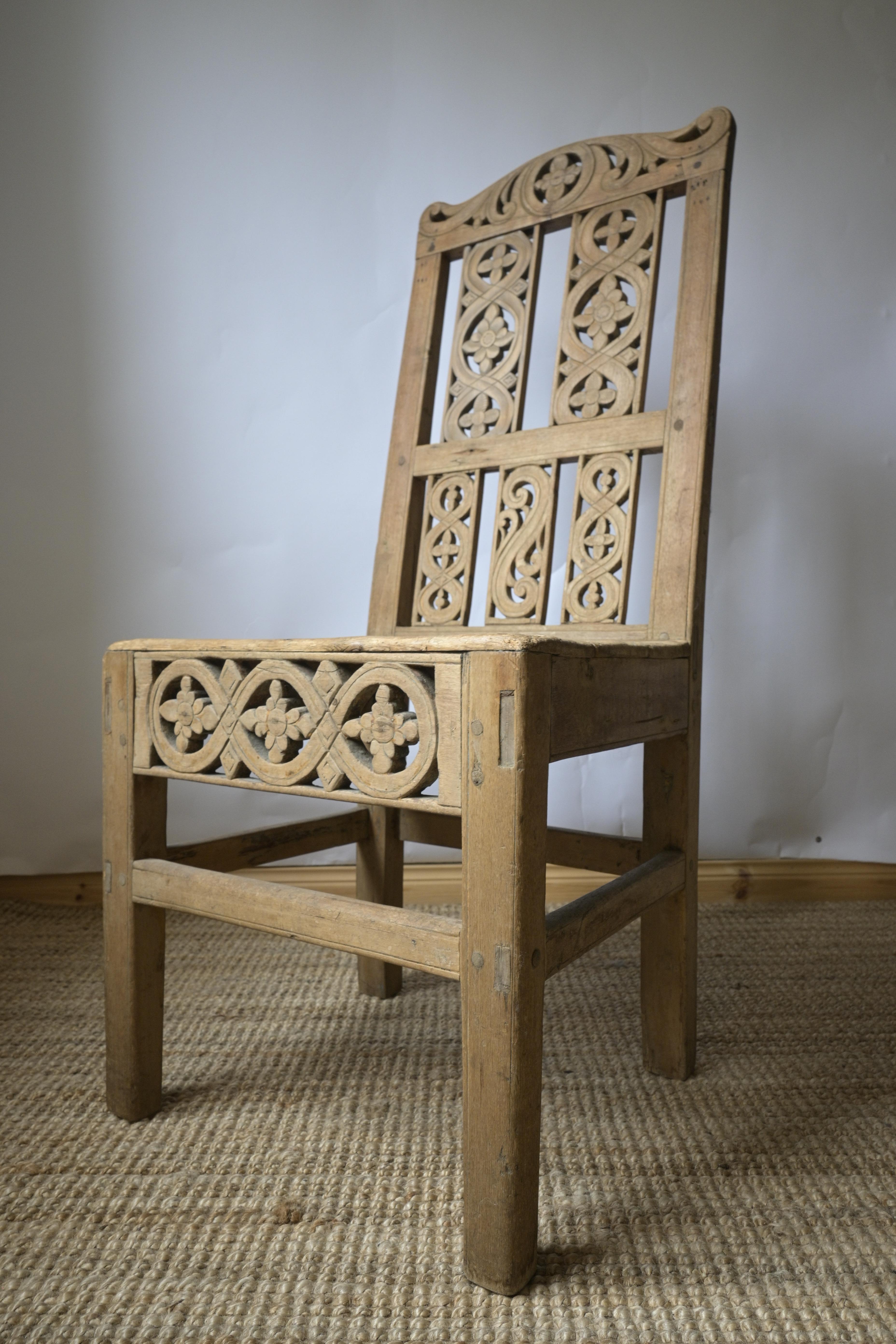 Exceptionel Chair from Telemark, Norway ca 1750 6