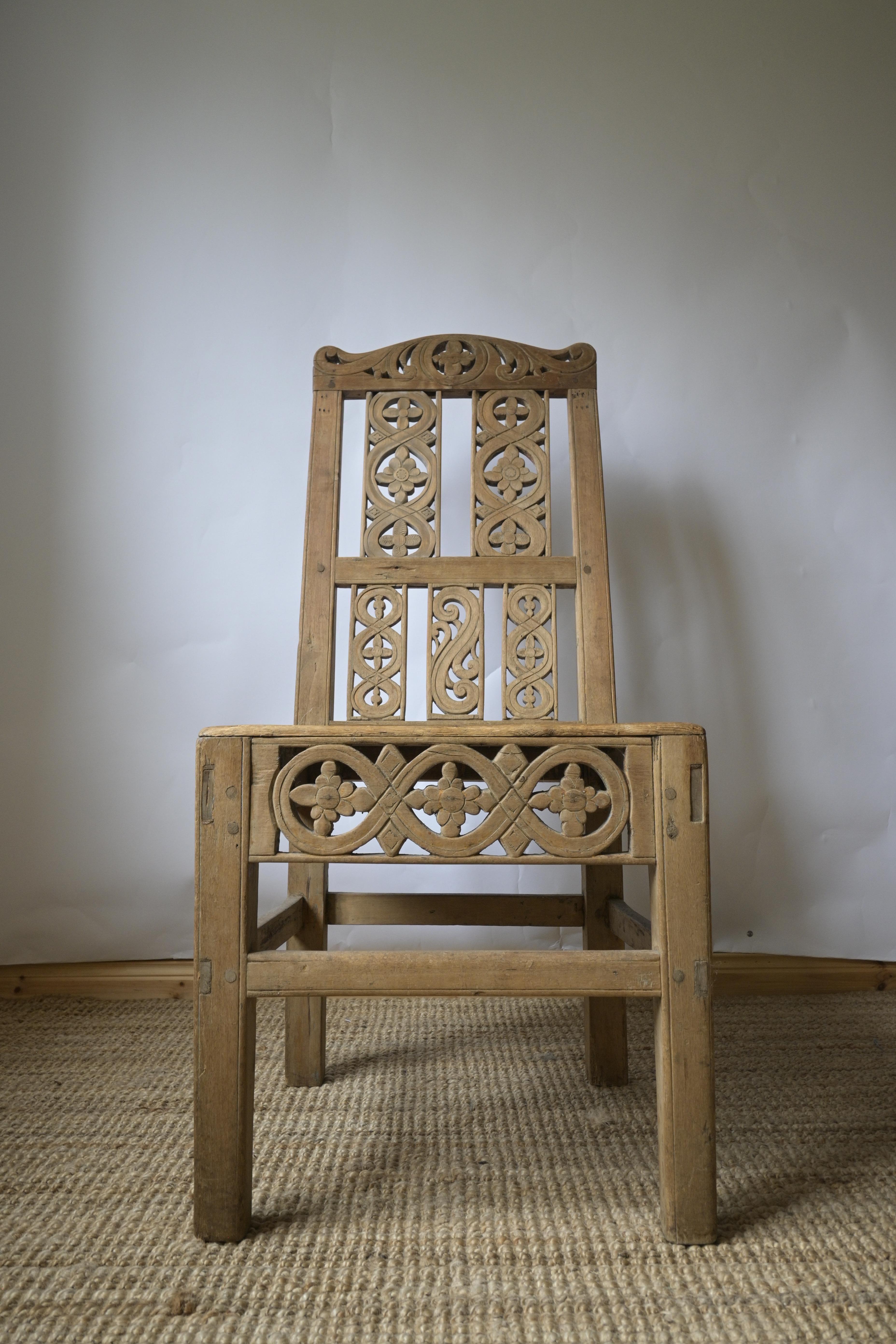 Exceptionel Chair from Telemark, Norway ca 1750 8