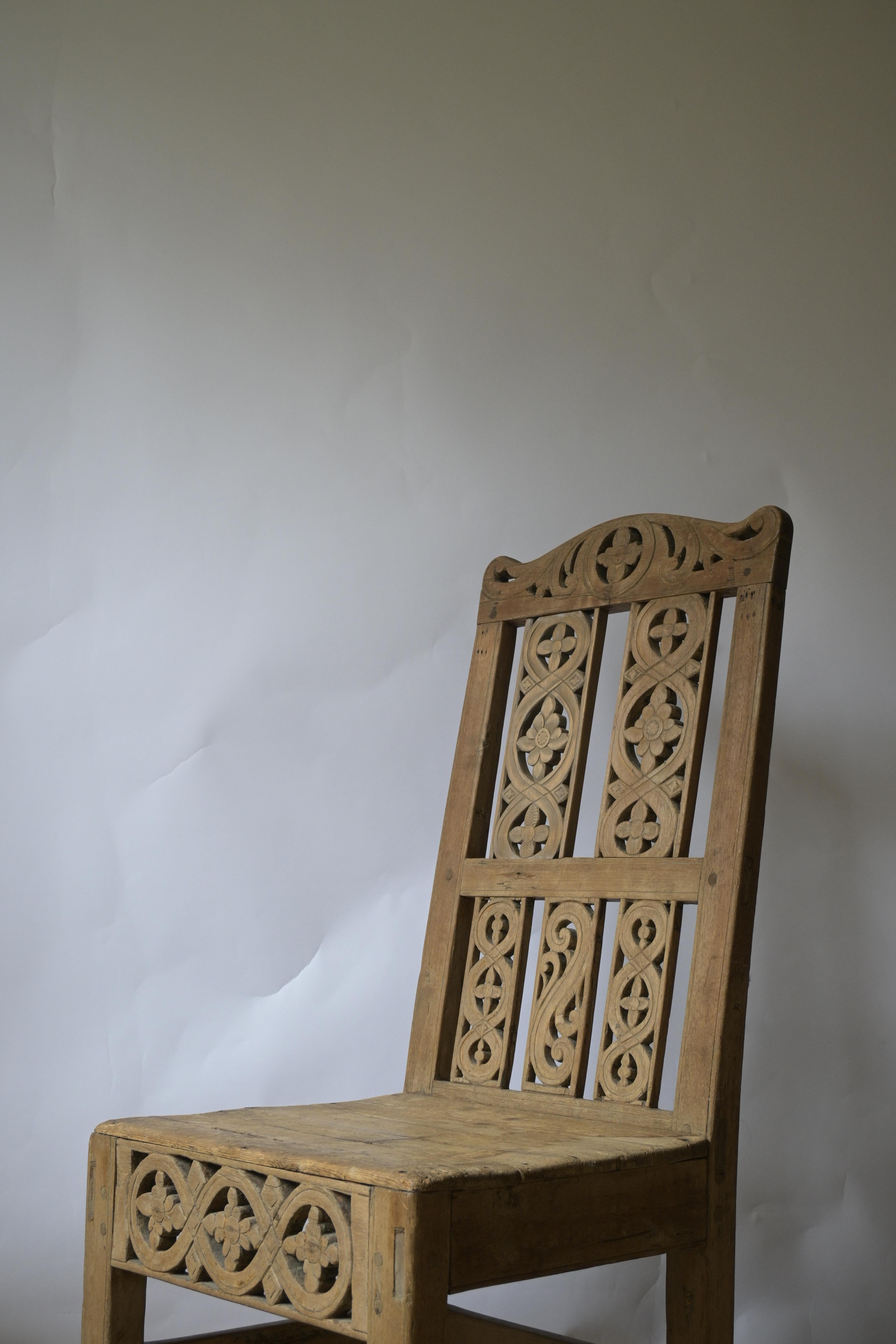 Exceptionel Chair from Telemark, Norway ca 1750 9
