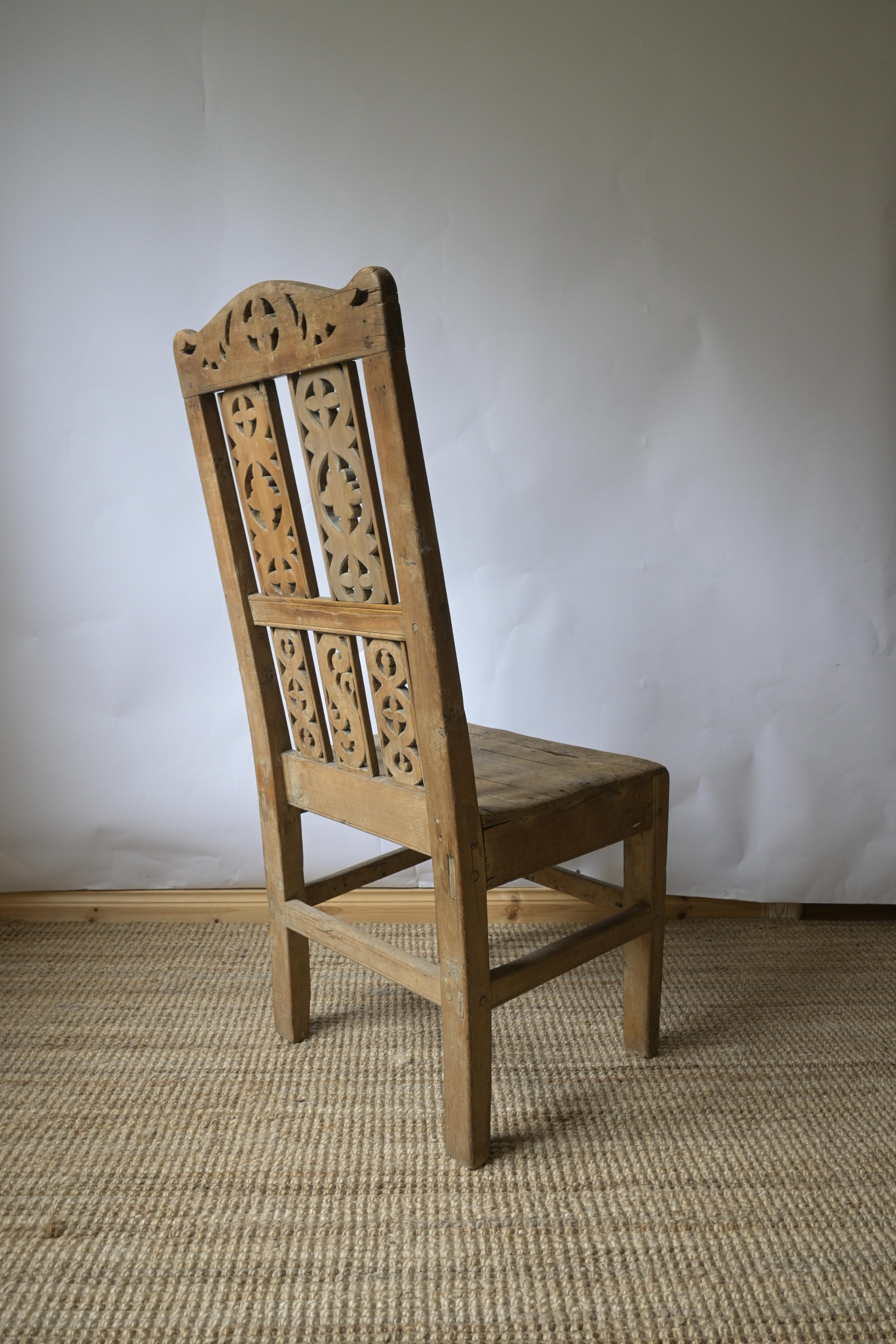 Exceptionel Chair from Telemark, Norway ca 1750 10