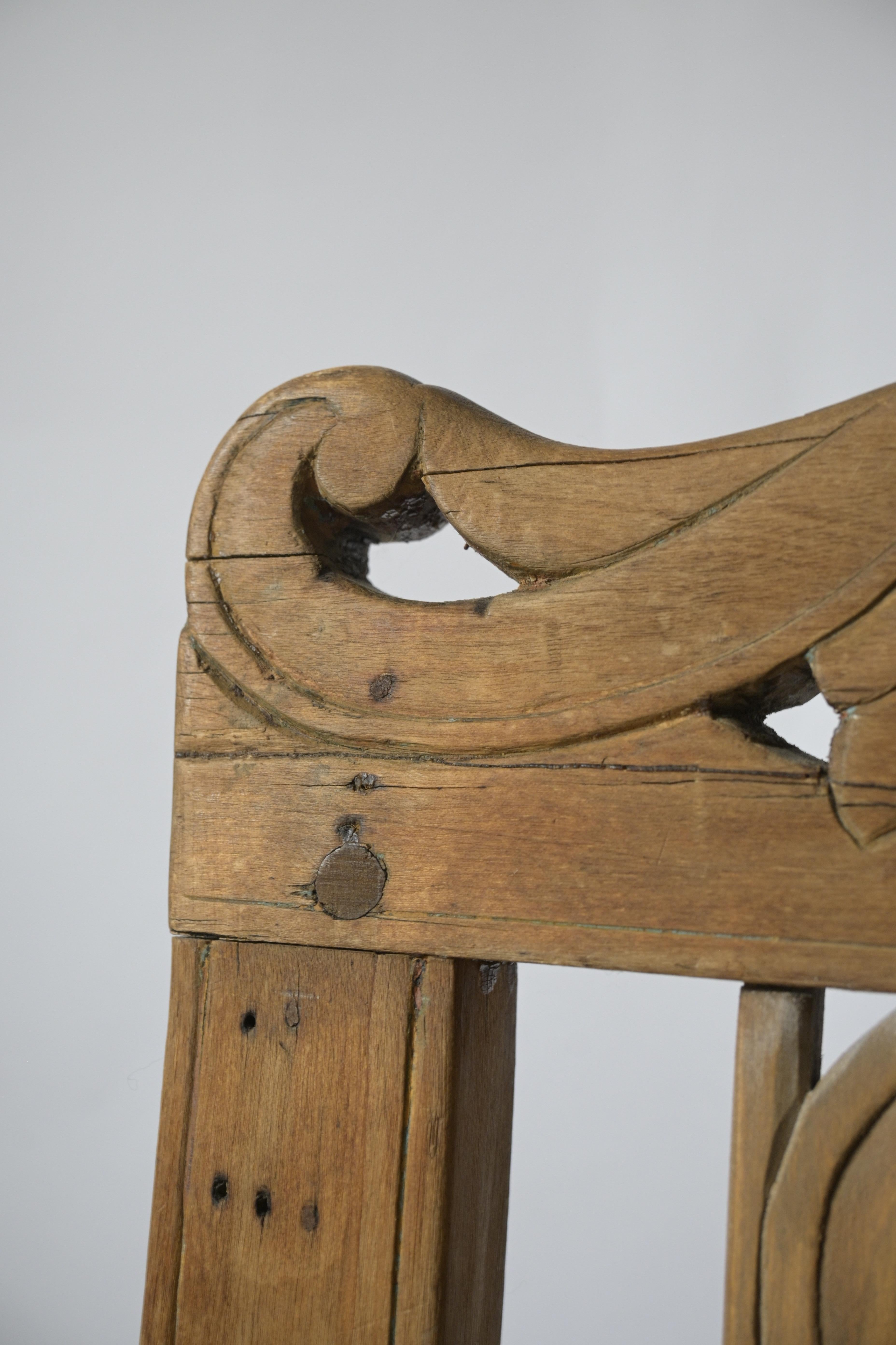 Exceptionel Chair from Telemark, Norway ca 1750 1