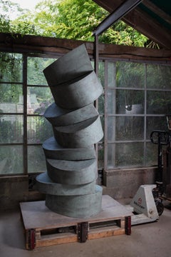 Außergewöhnliche Steingutskulptur von Maarten Stuer, mit dem Titel „Cadence #15“, 2023