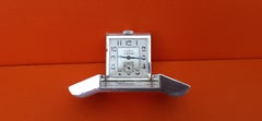 Exceptionnal Tavannes for Hermès Vintage Belt Buckle Golf Watch in Silver RARE