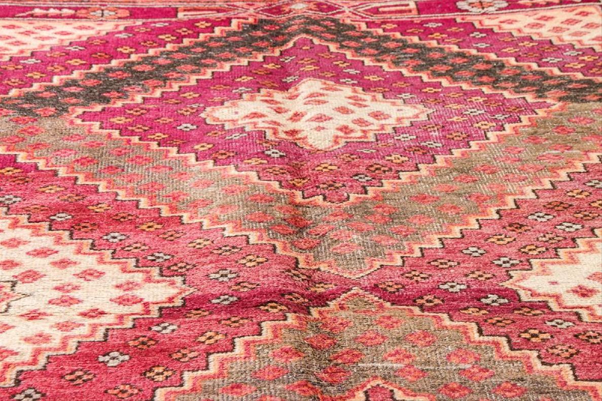 20th Century Exciting Artistic Vintage Purple Gray Ivory Khotan Rug For Sale