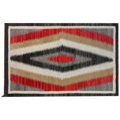 Aufregender Navajo-Teppich aus dem frühen 20
