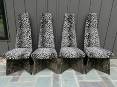 Spannendes 6er-Set: Adrian Pearsall – Brutalistischer Esszimmerstuhl „Goop“ im Mid-Century-Modern-Stil
