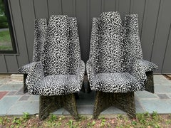 Exciting Set 6 Adrian Pearsall Brutalist Dining Chair Goop Mid-Century Modern